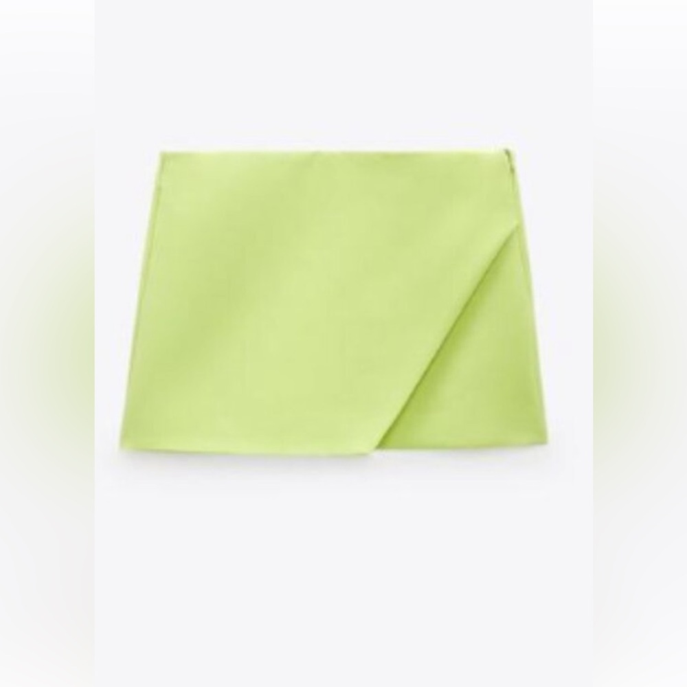 Zara Lime Green Mini Skirt